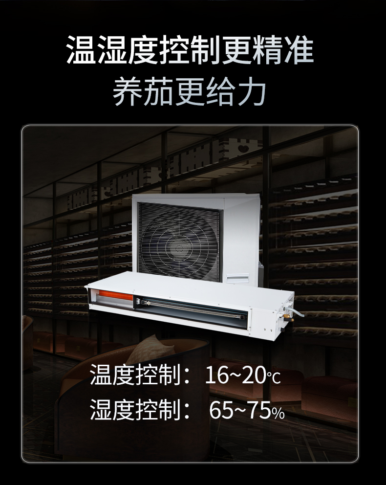 艾爾斯派雪茄房空調(diào)應(yīng)用于雪茄房恒溫恒濕儲(chǔ)藏環(huán)境的優(yōu)勢